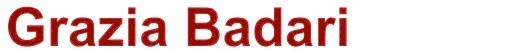 Grazia Badari